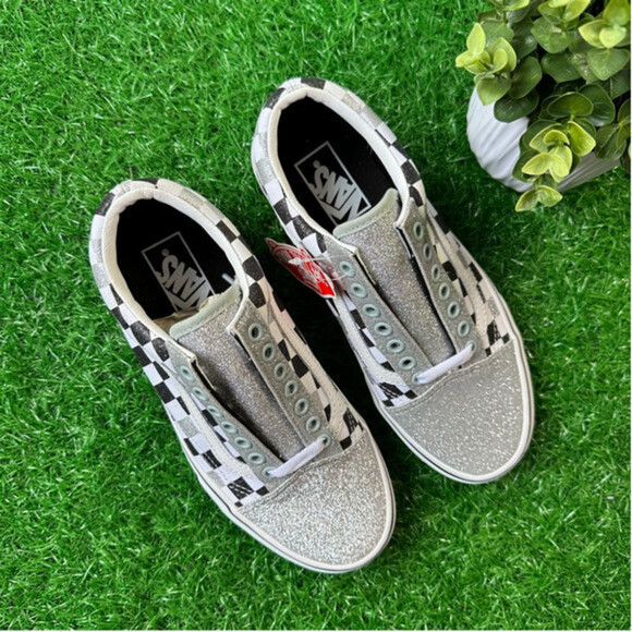 Vans Old Skool Glitter Checkerboard - Picture 2 of 7